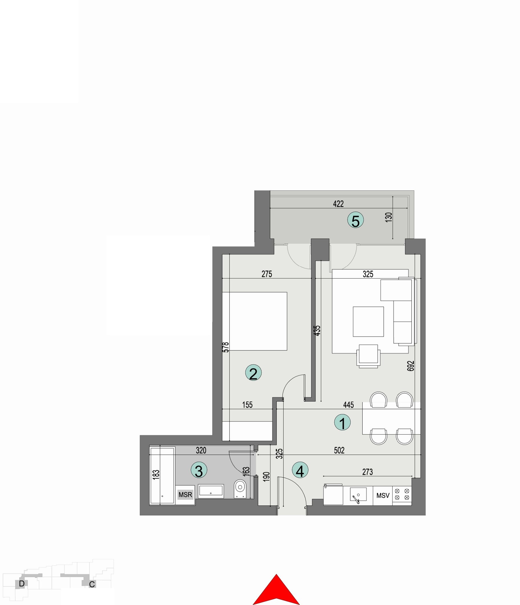 Plan apartament