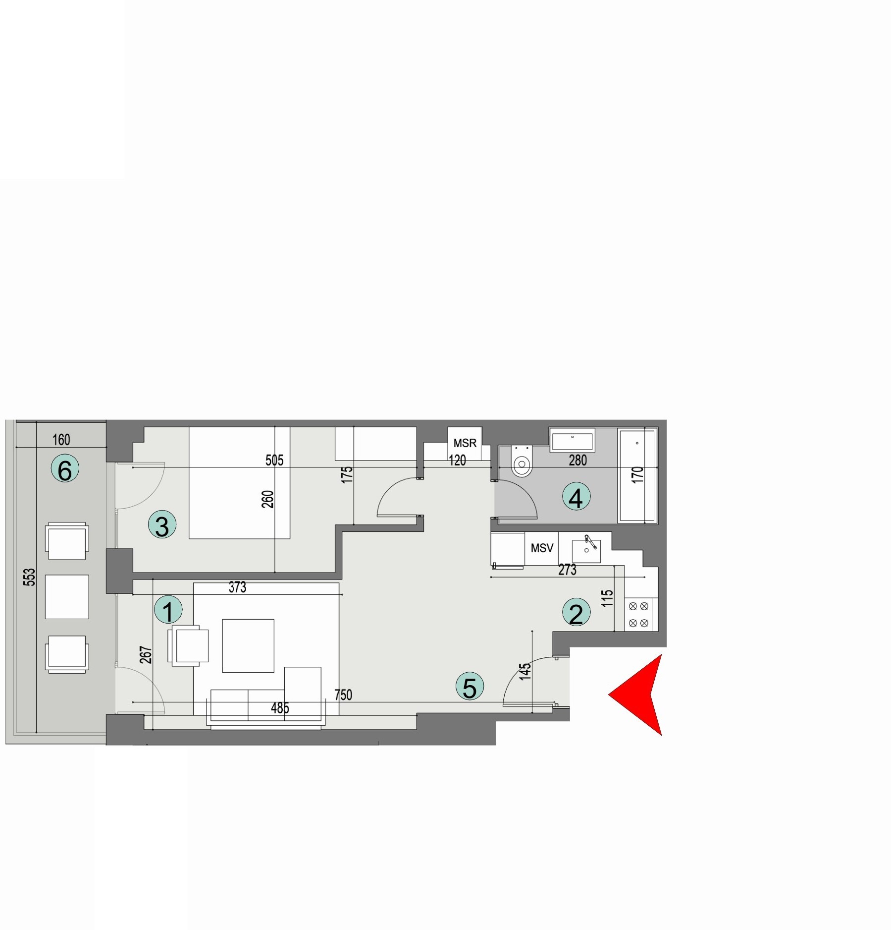 Plan apartament