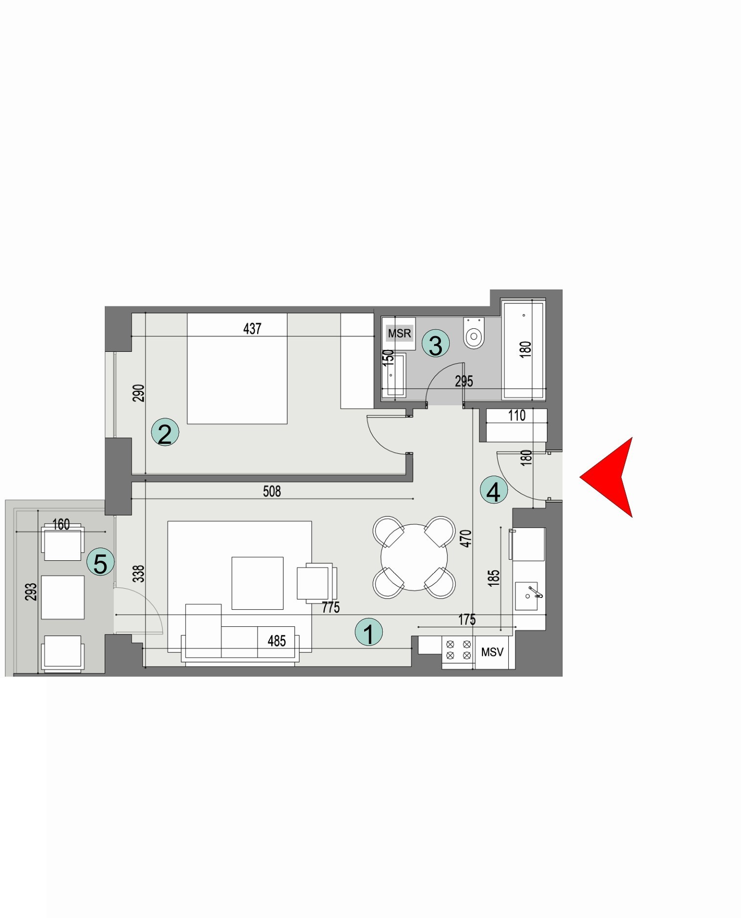 Plan apartament