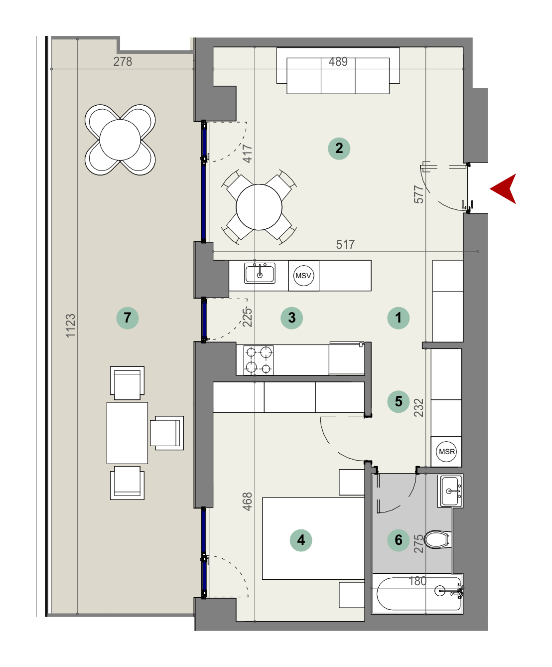 Plan apartament