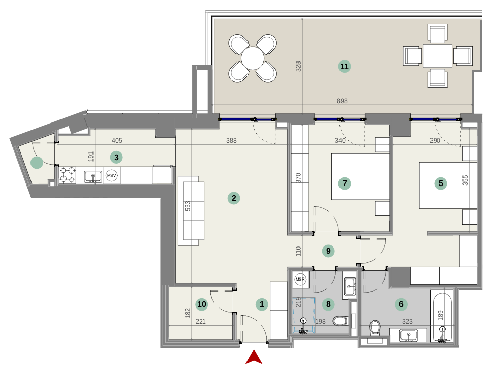 Plan apartament