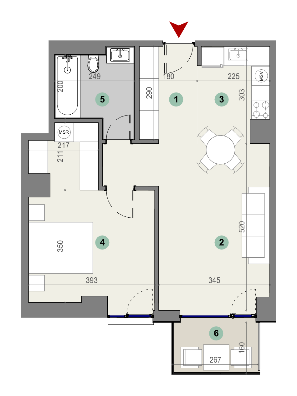 Plan apartament