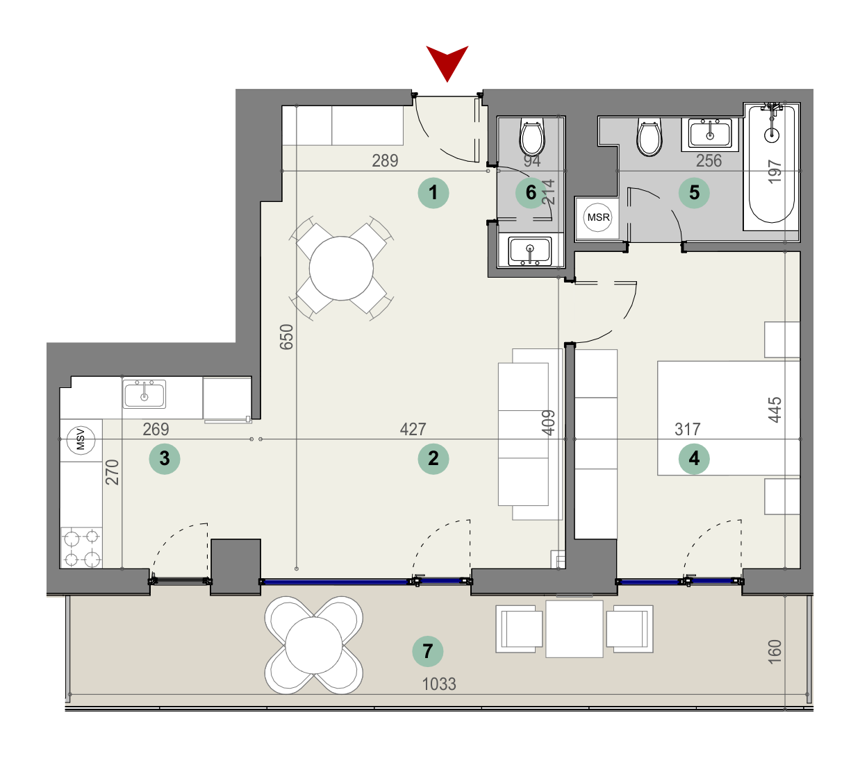Plan apartament
