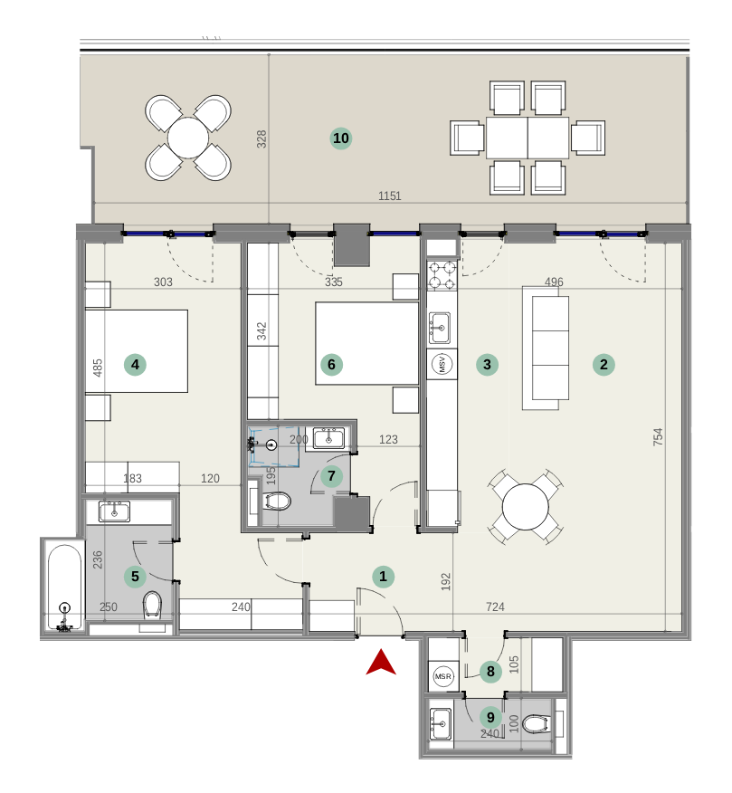 Plan apartament