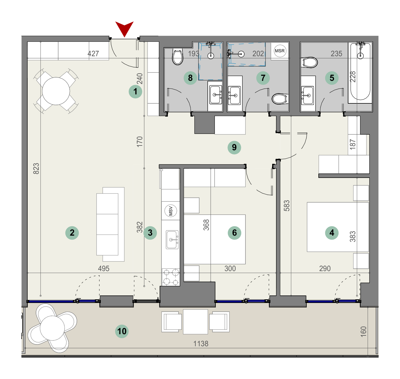 Plan apartament