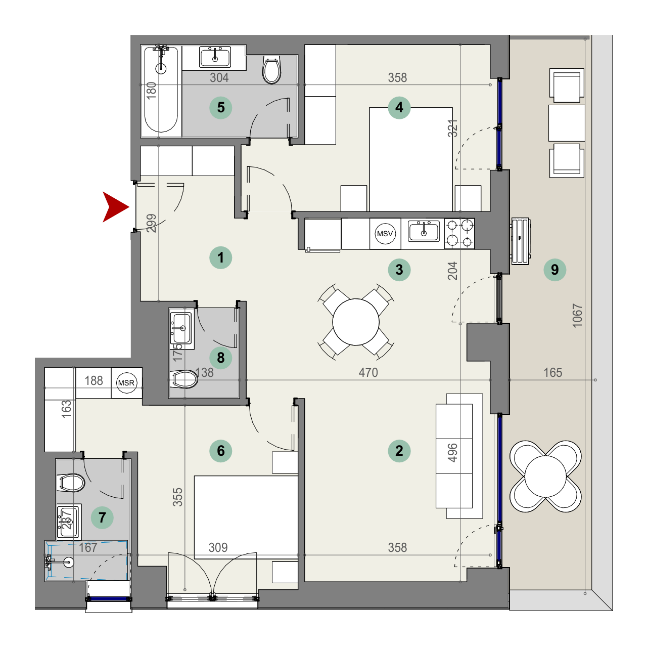 Plan apartament