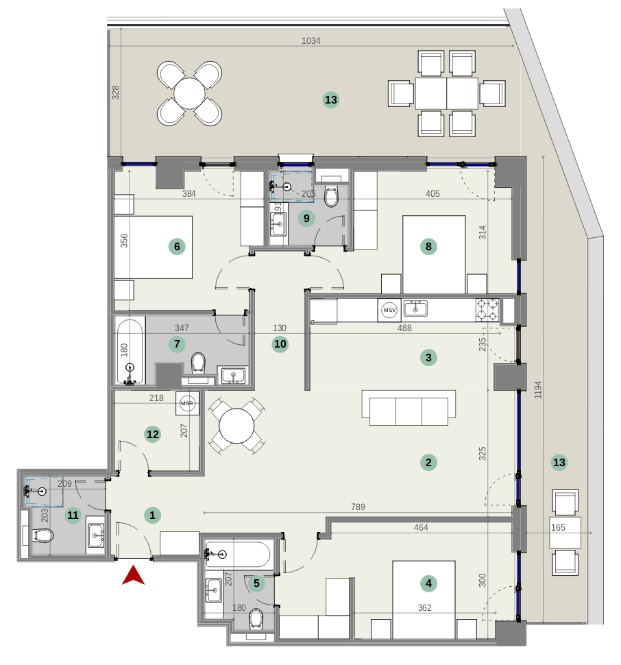 Plan apartament