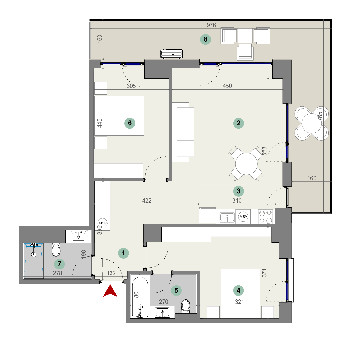 Plan apartament
