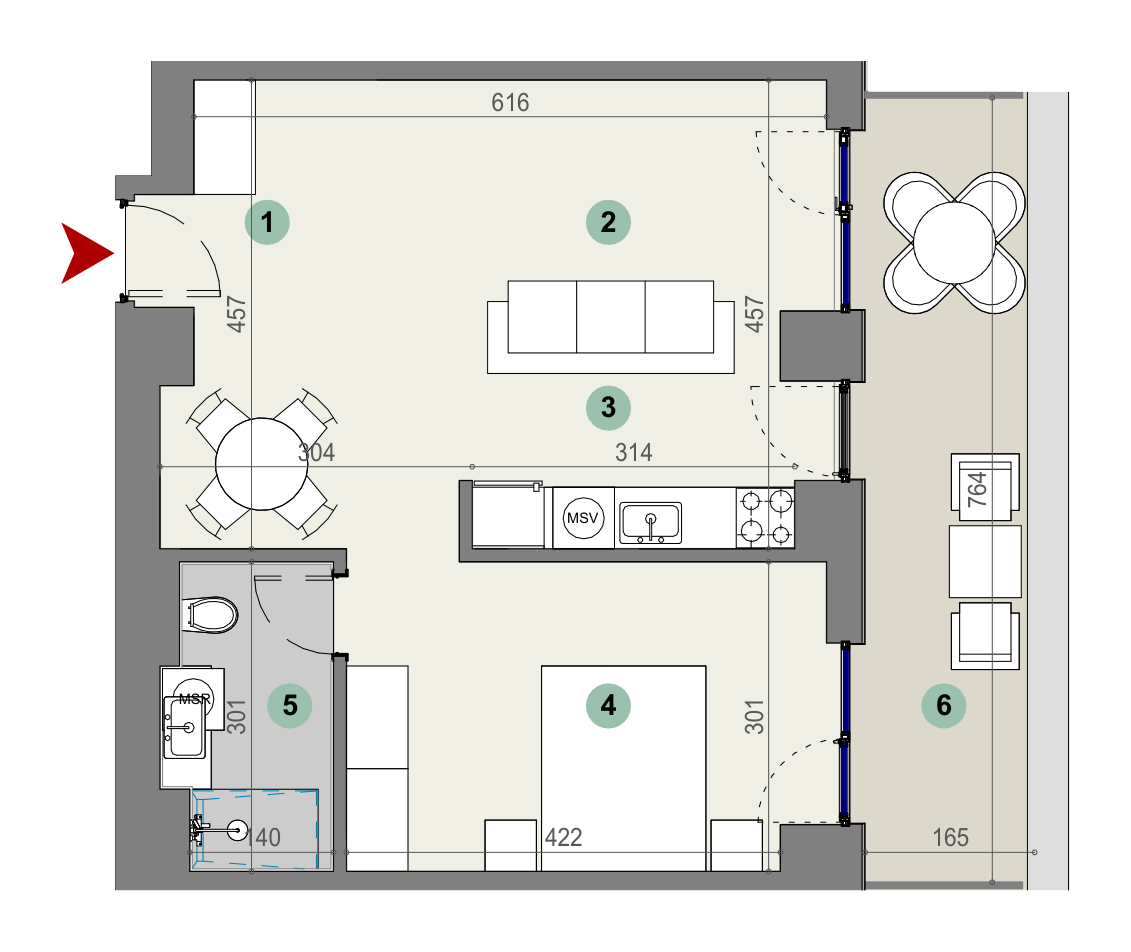 Plan apartament
