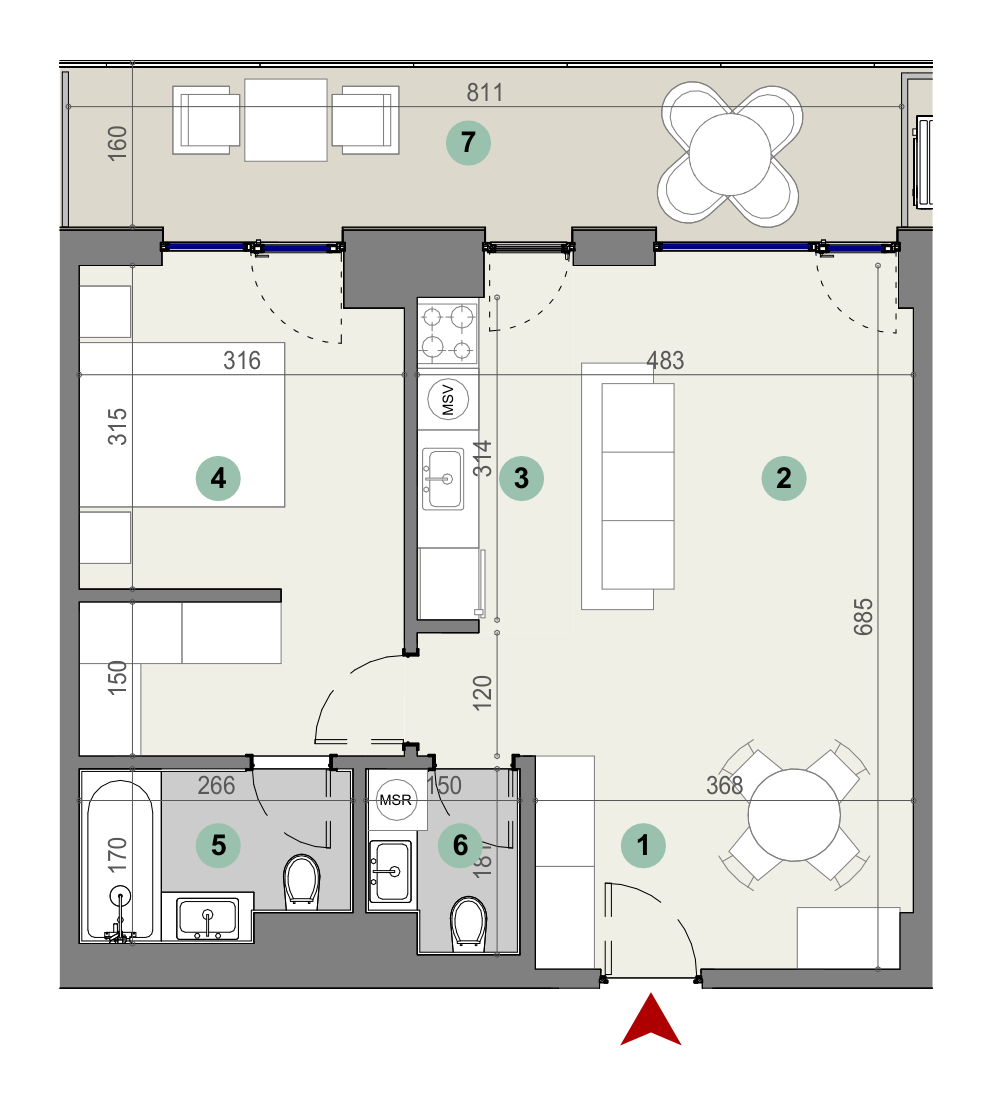 Plan apartament