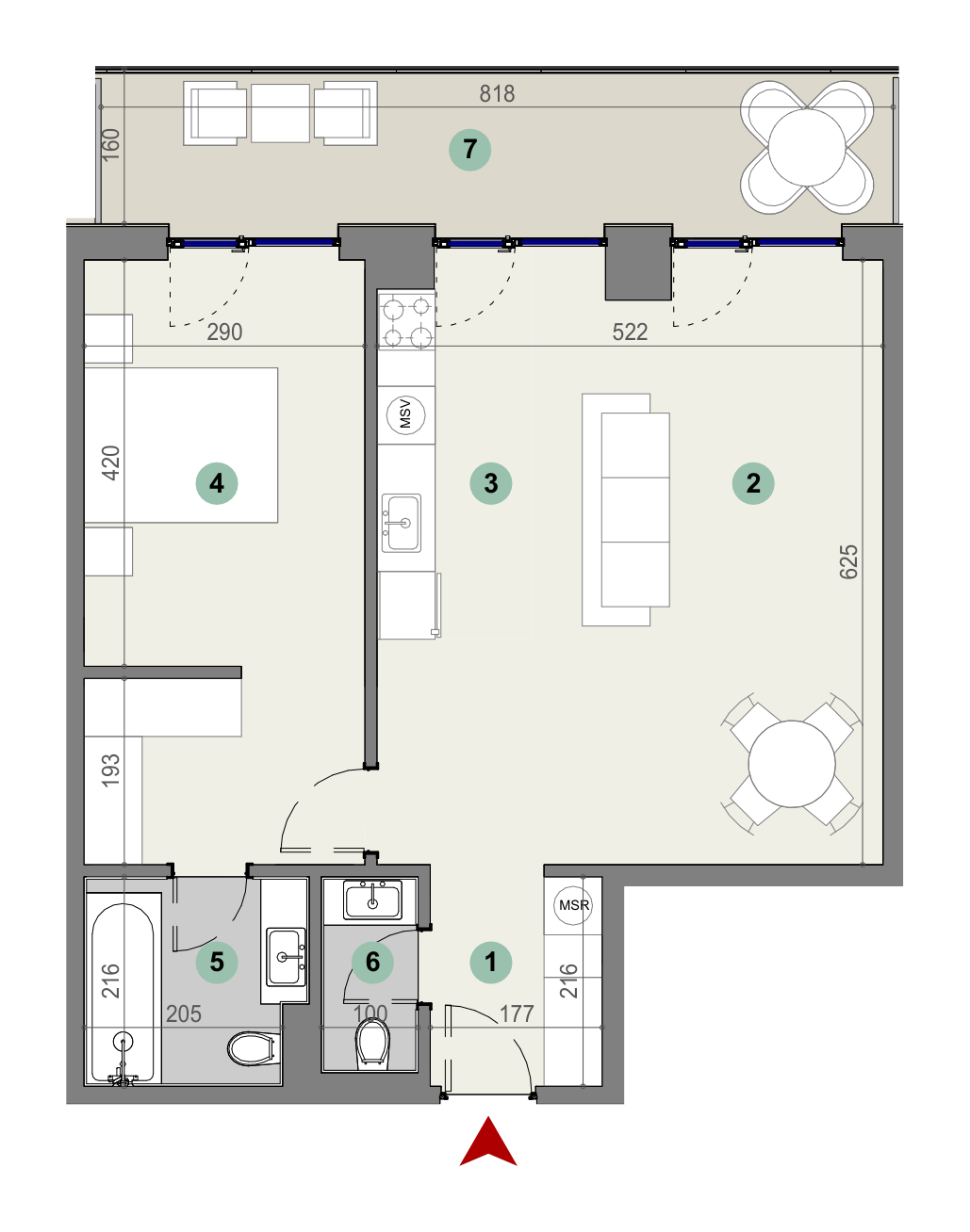 Plan apartament