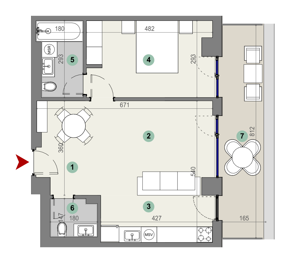Plan apartament