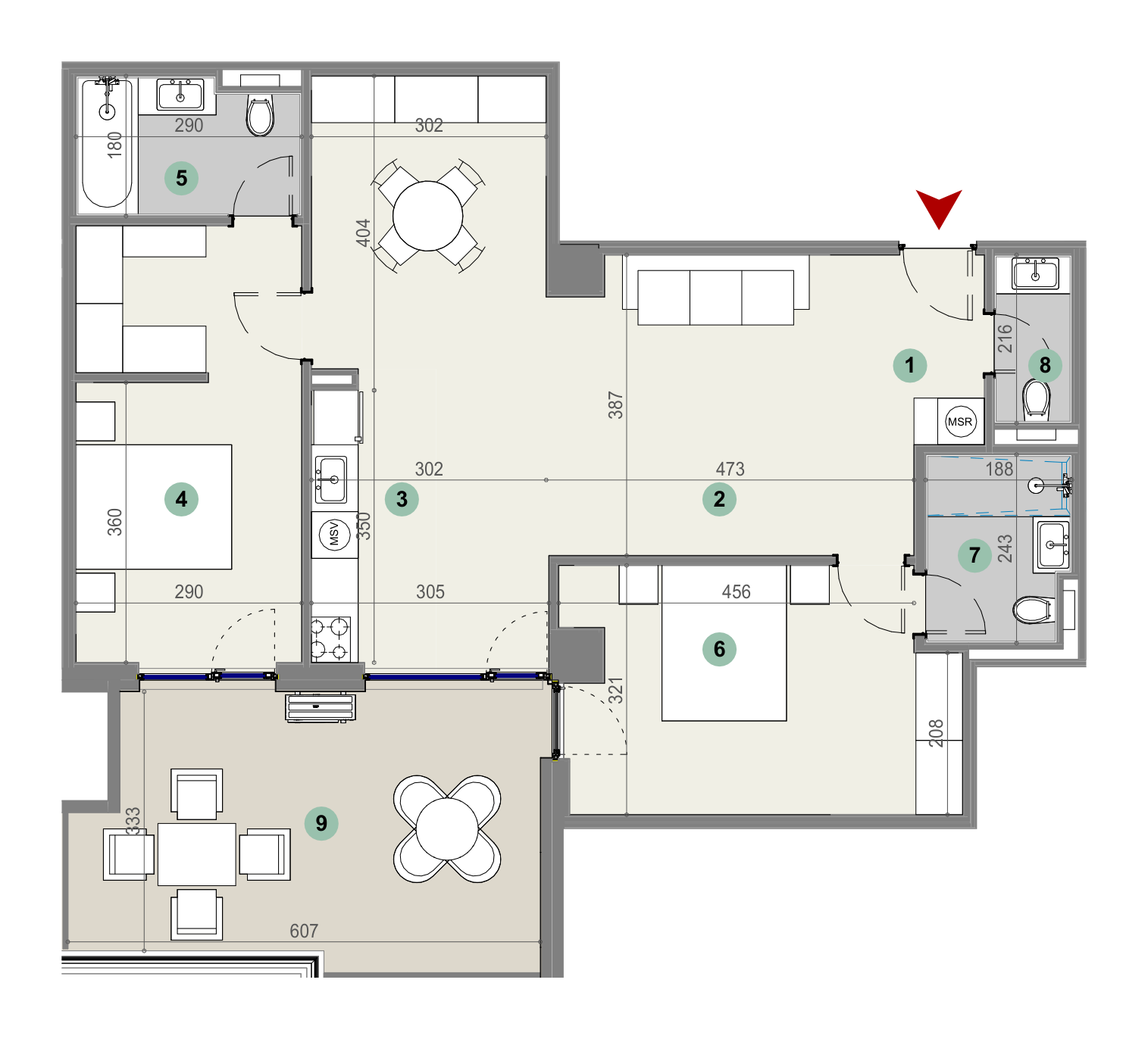 Plan apartament