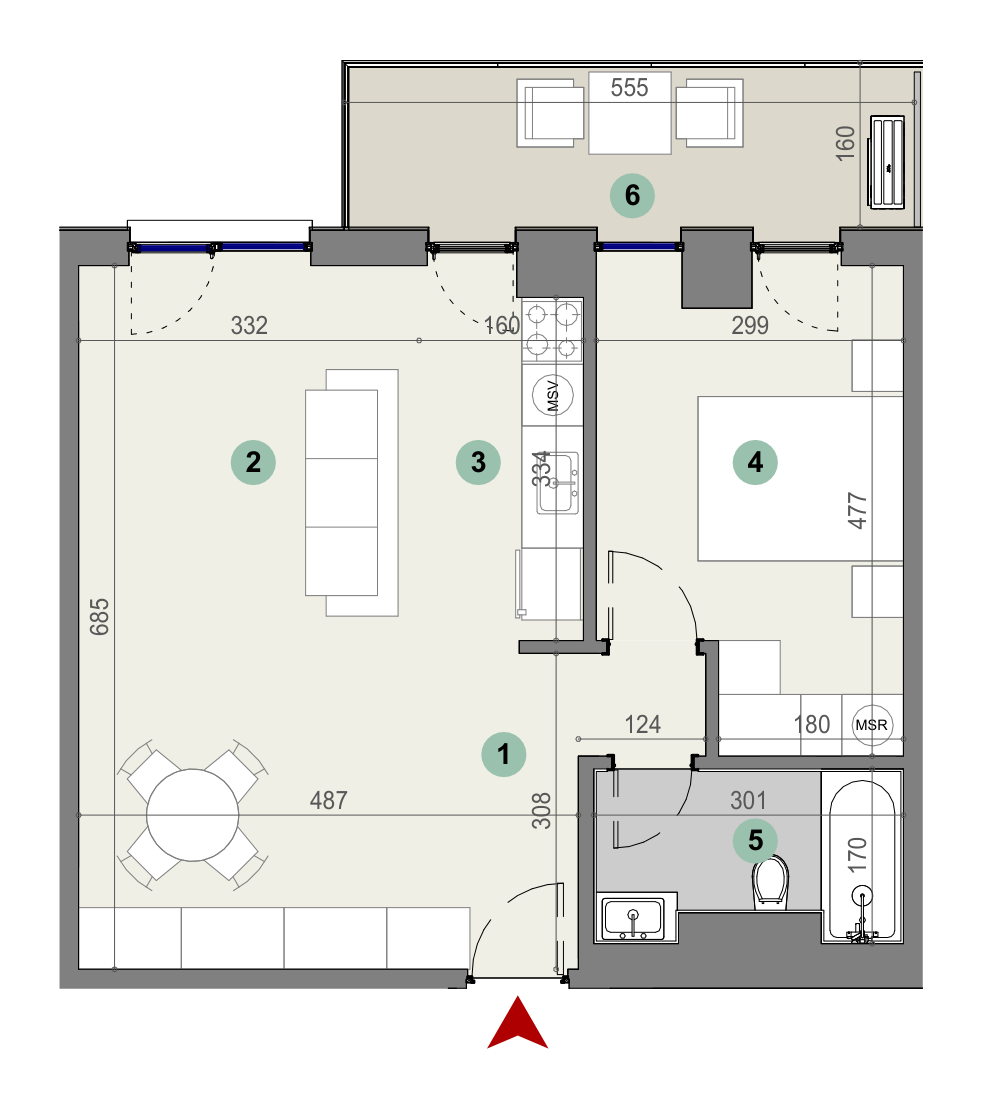 Plan apartament