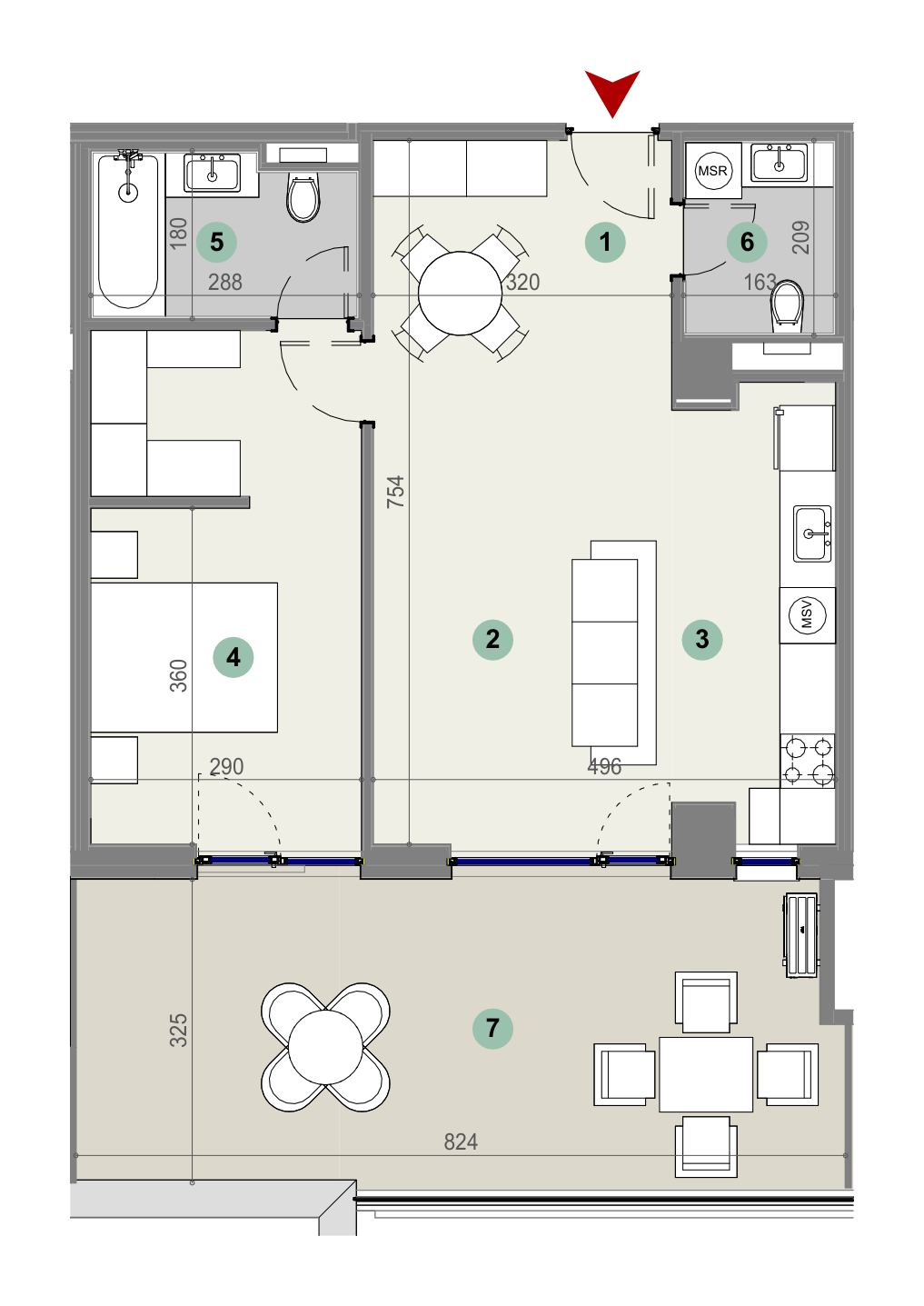 Plan apartament