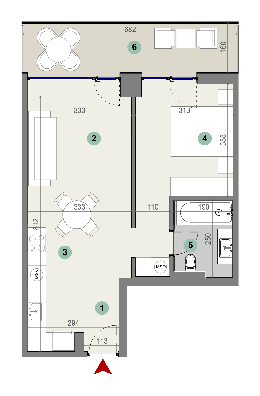 Plan apartament
