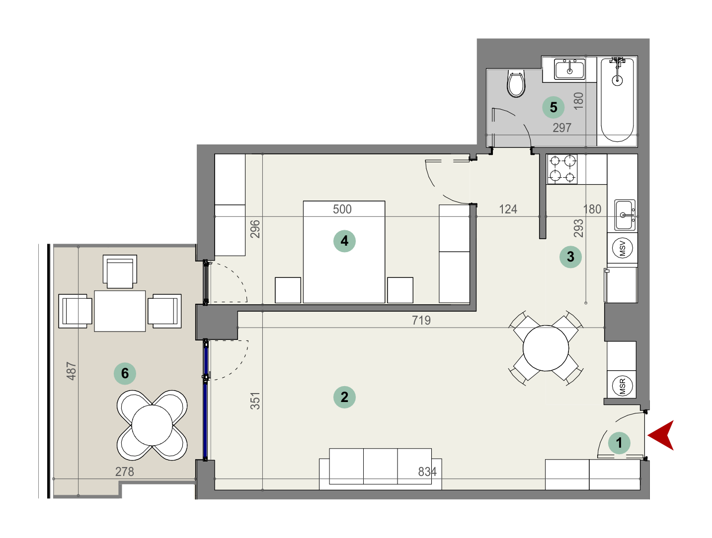 Plan apartament