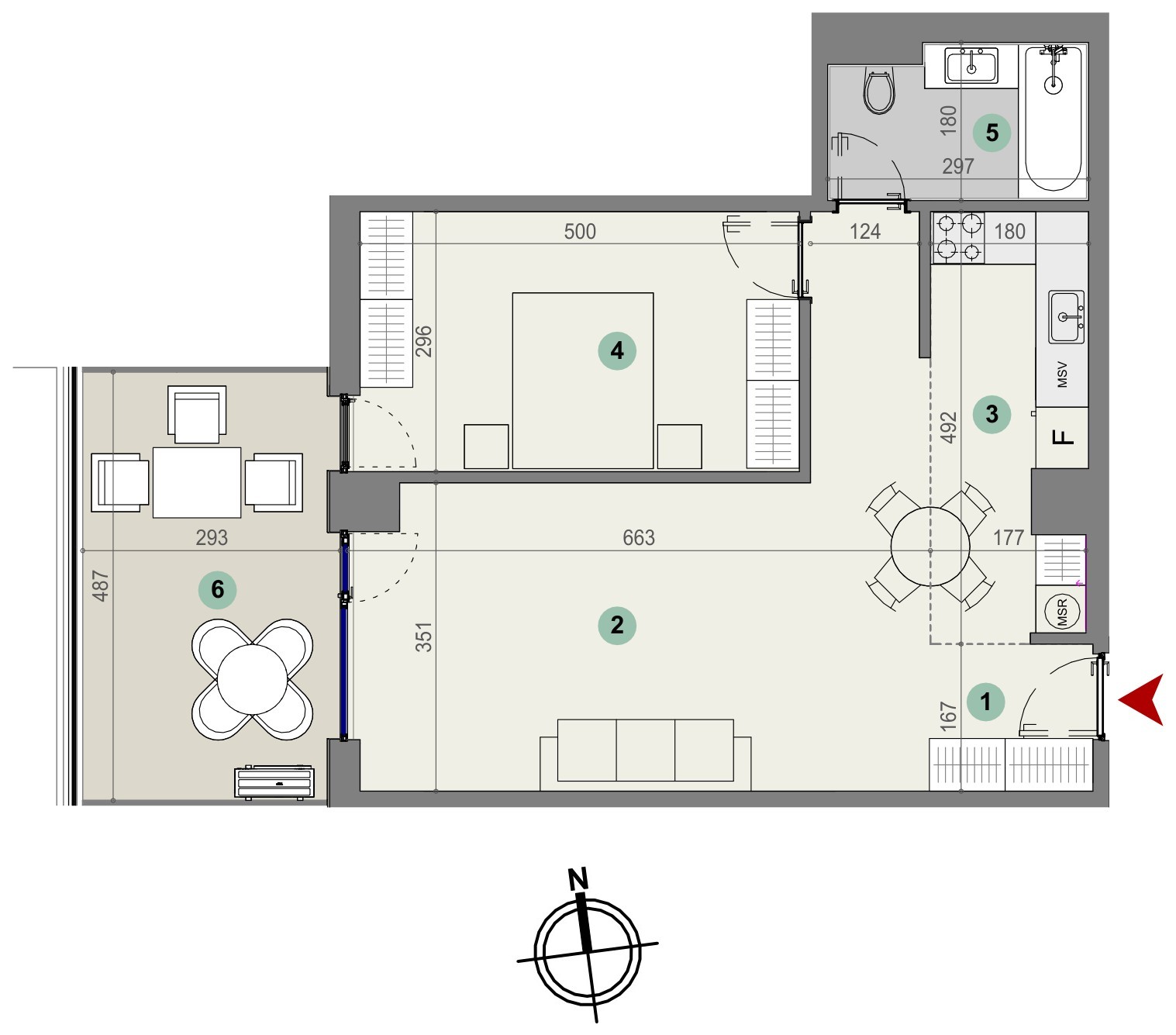 Plan apartament