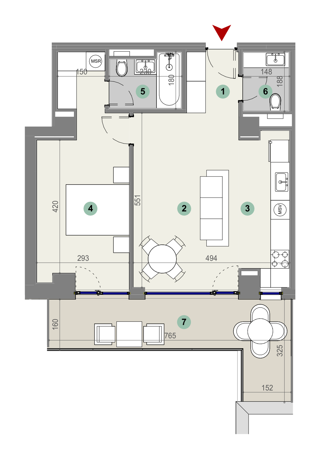 Plan apartament