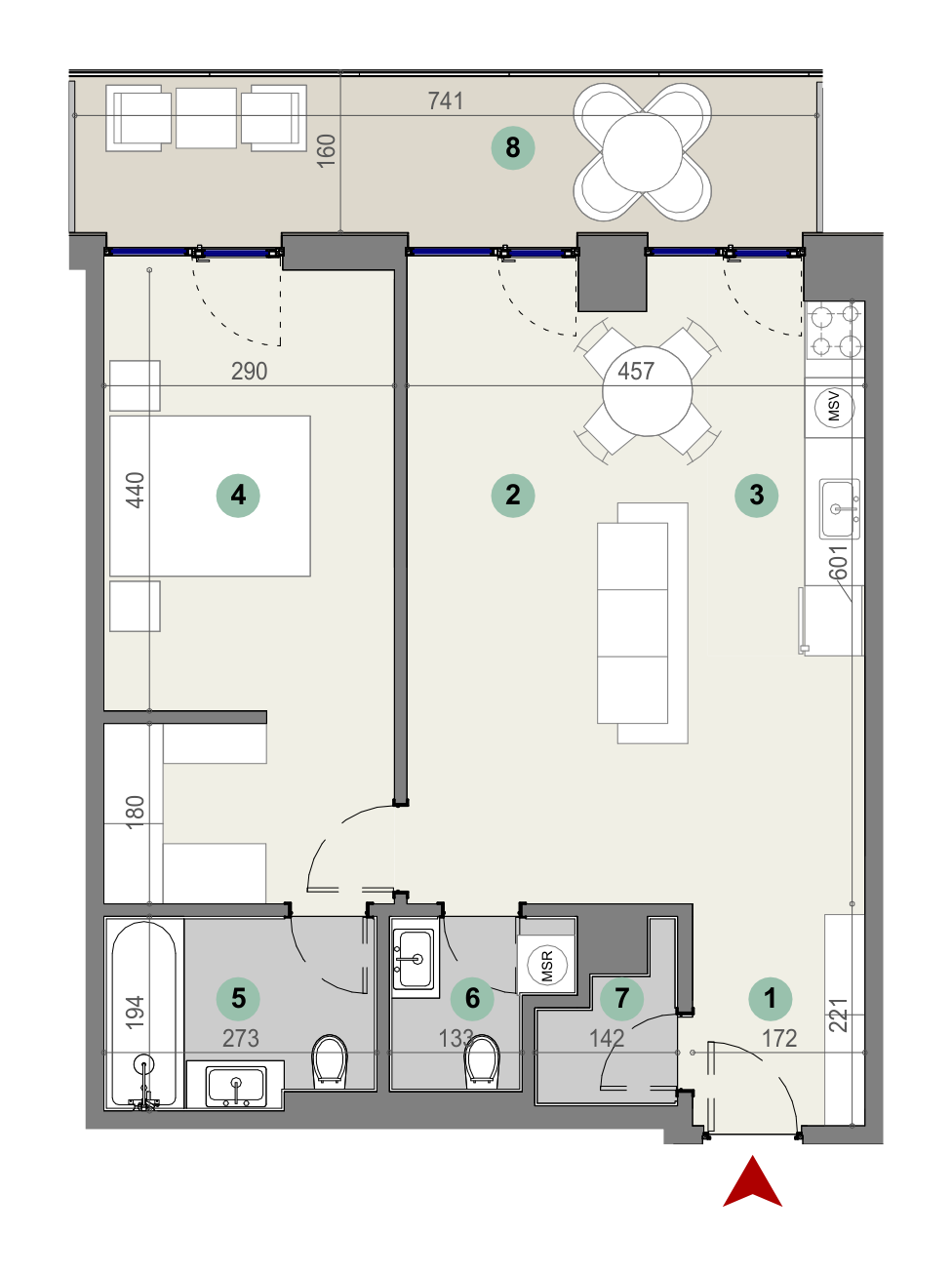 Plan apartament