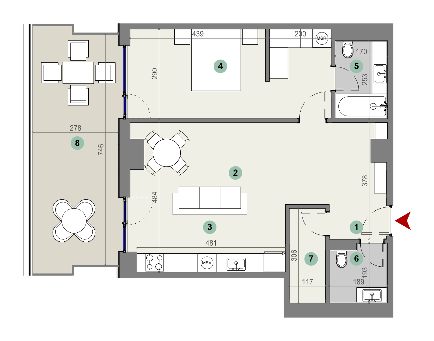 Plan apartament