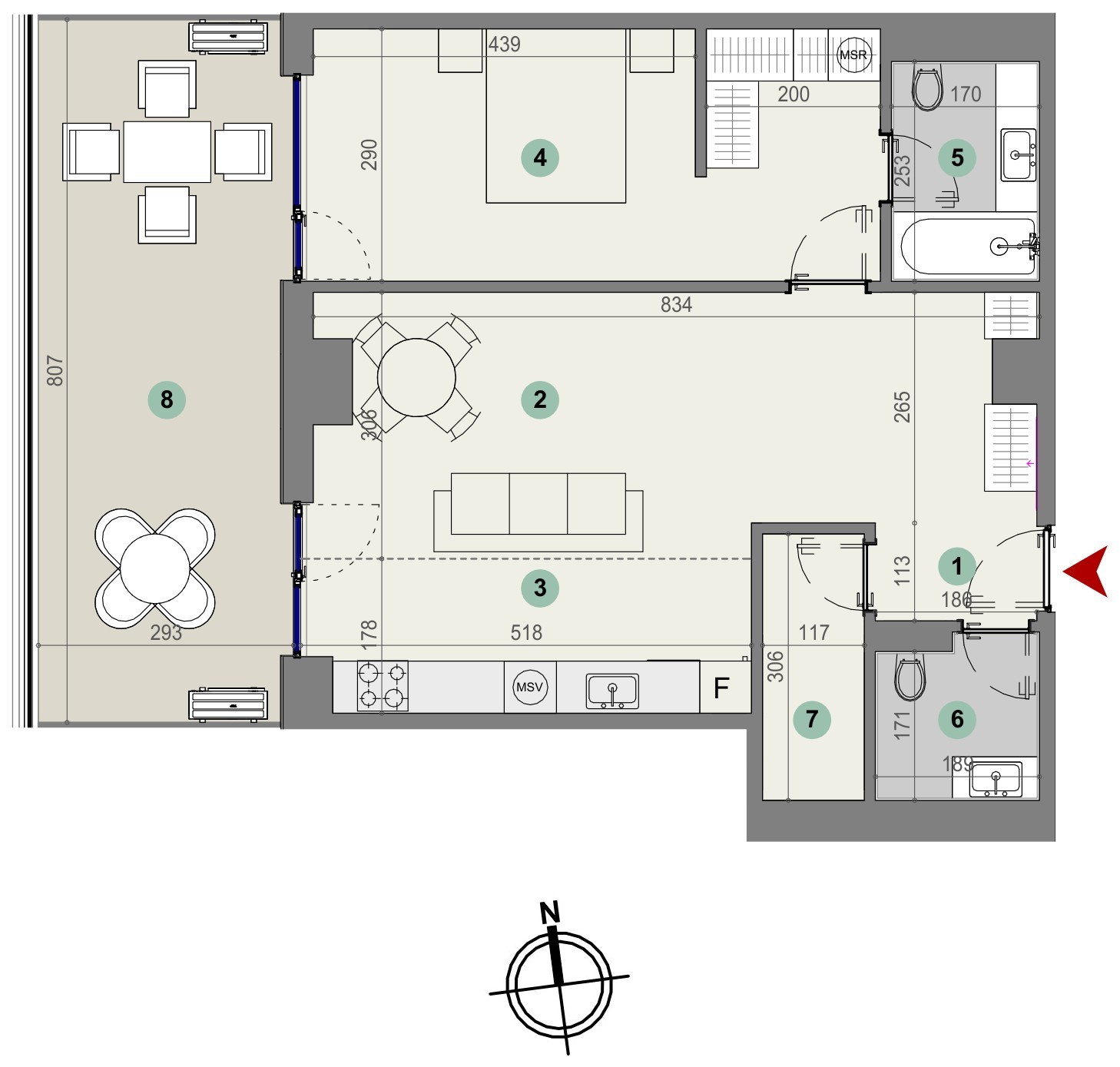 Plan apartament
