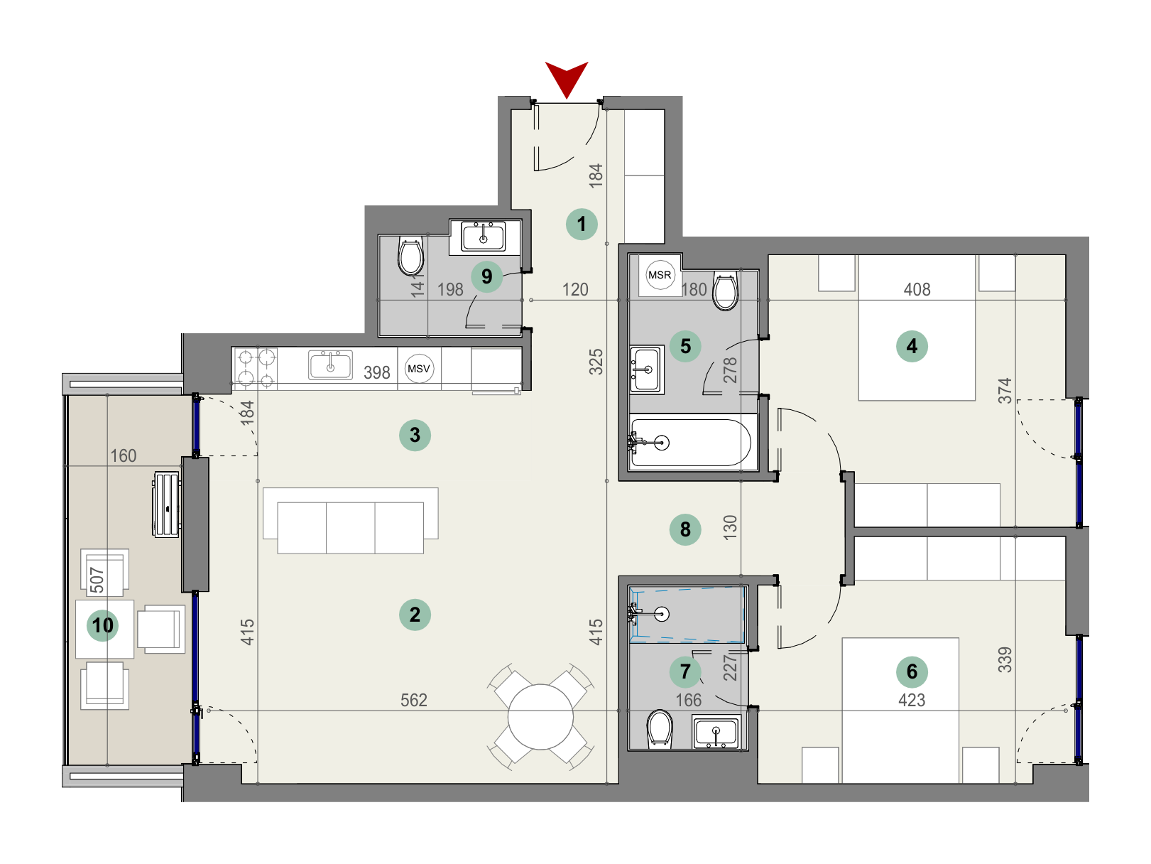 Plan apartament