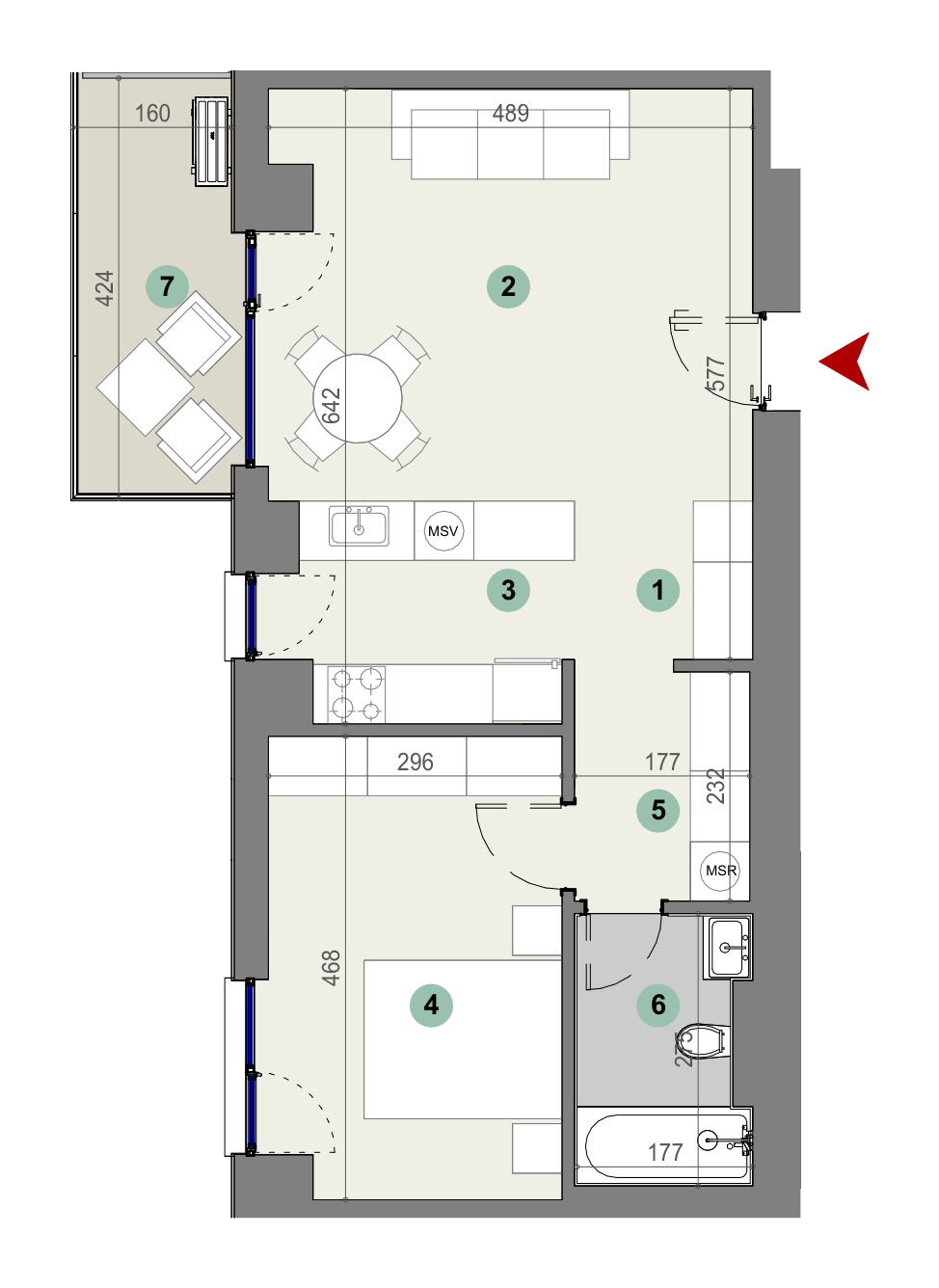Plan apartament