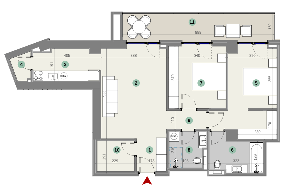 Plan apartament