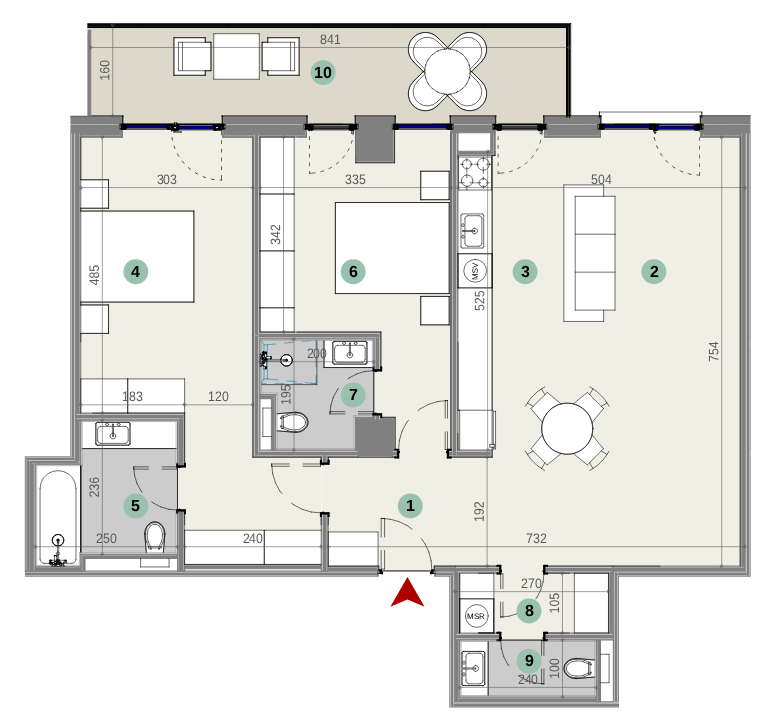 Plan apartament