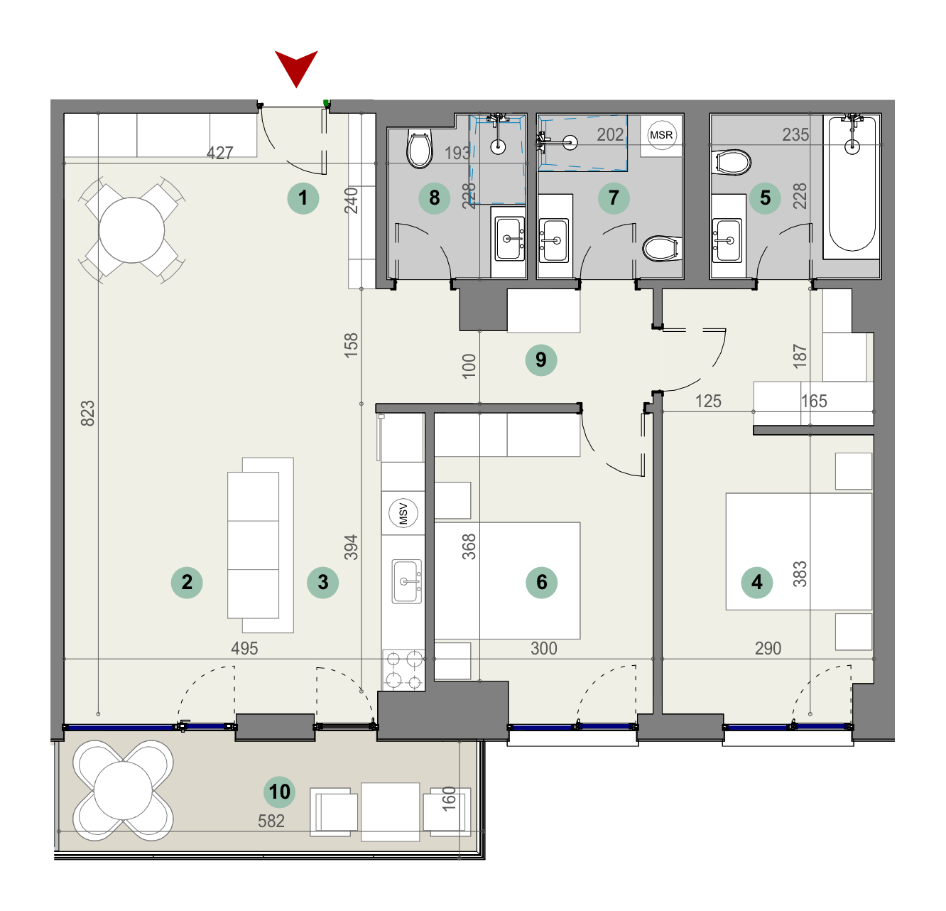 Plan apartament