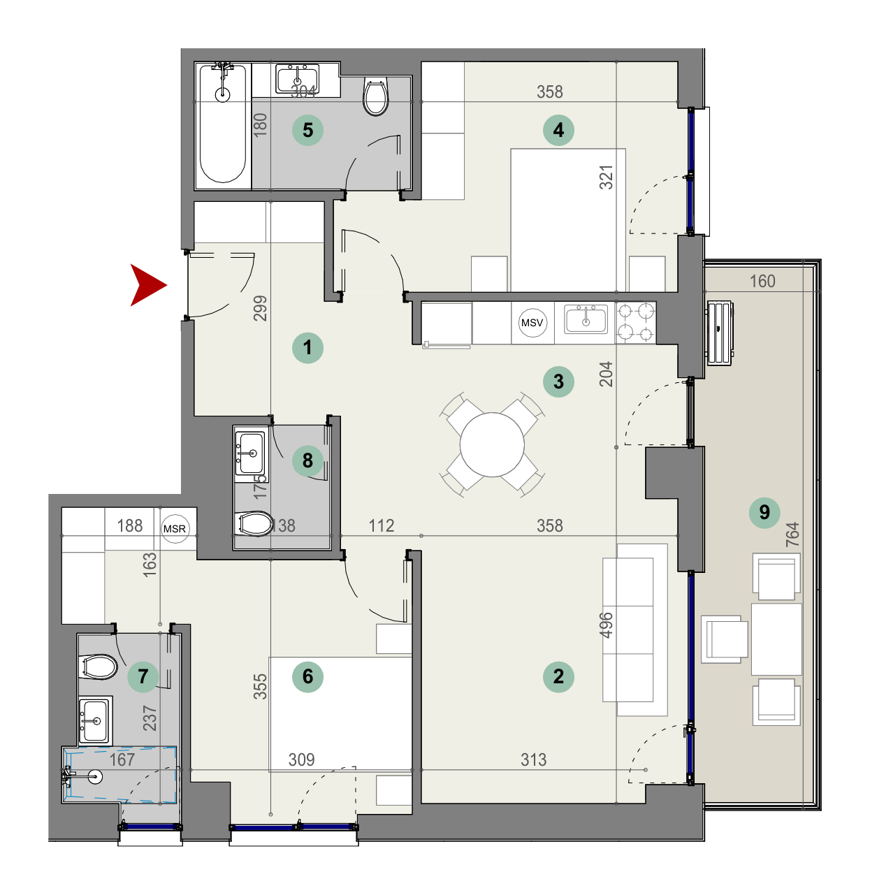 Plan apartament