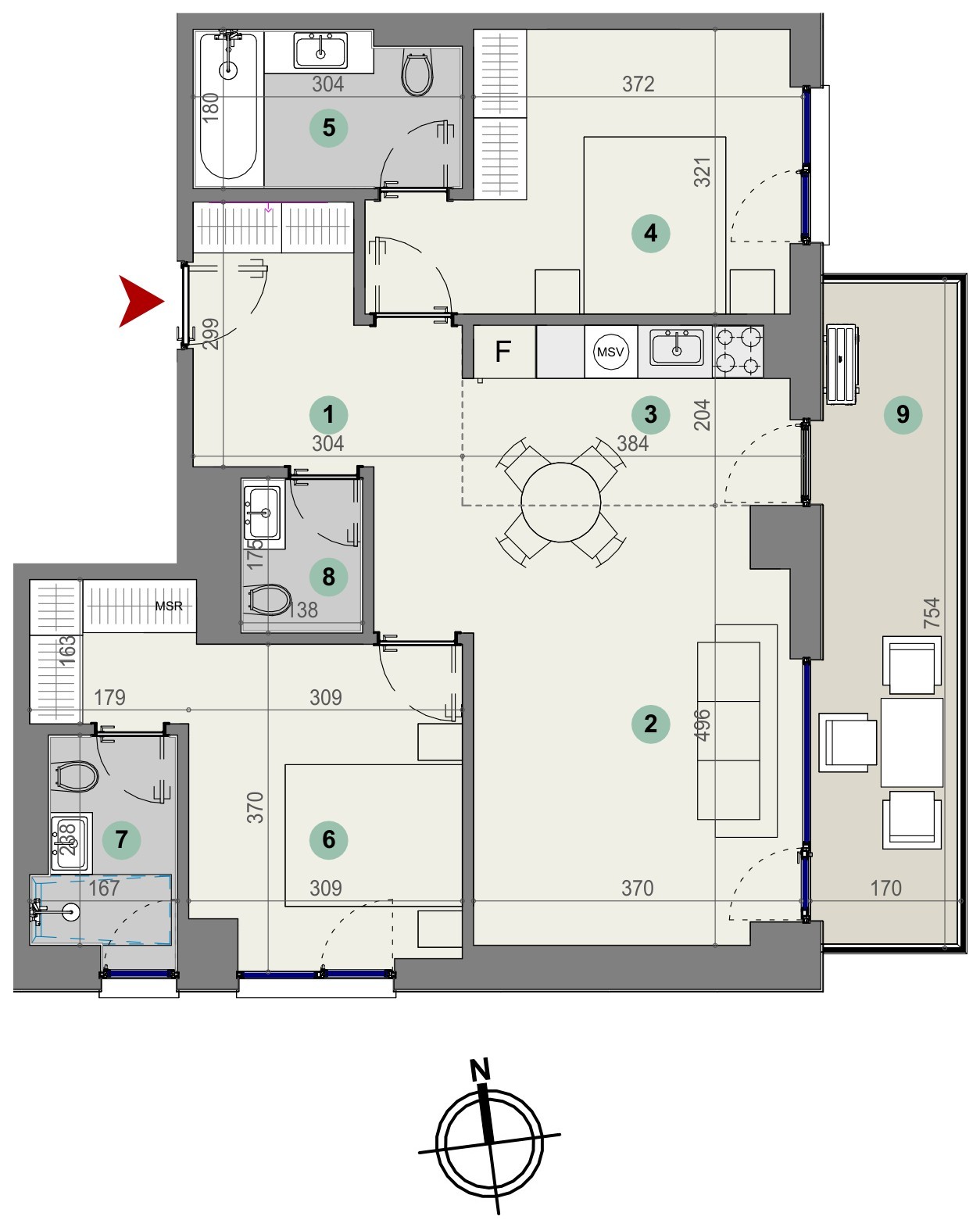 Plan apartament