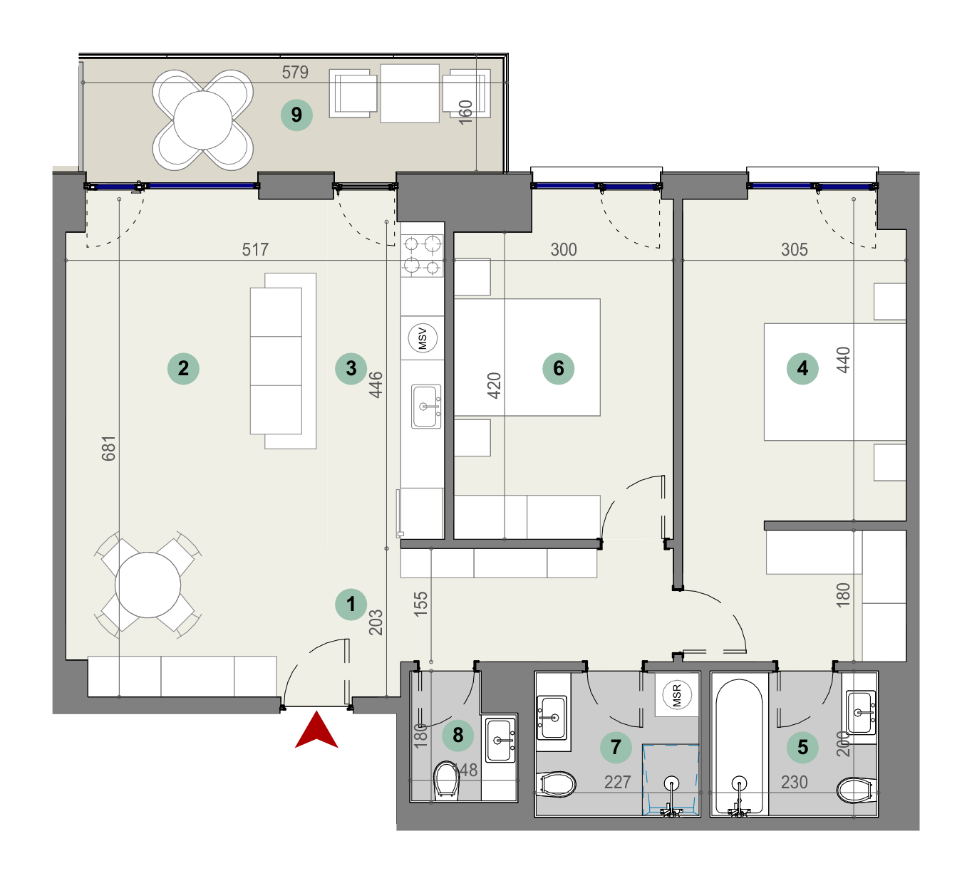 Plan apartament