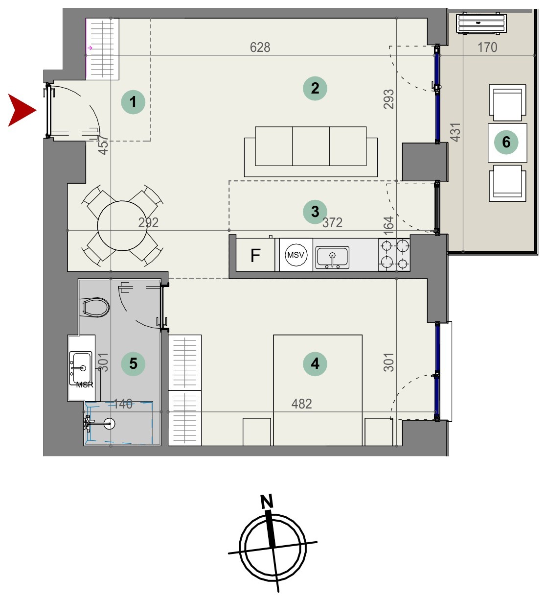 Plan apartament