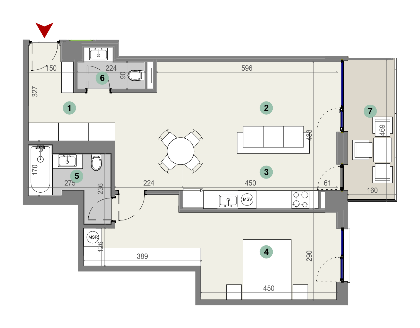 Plan apartament