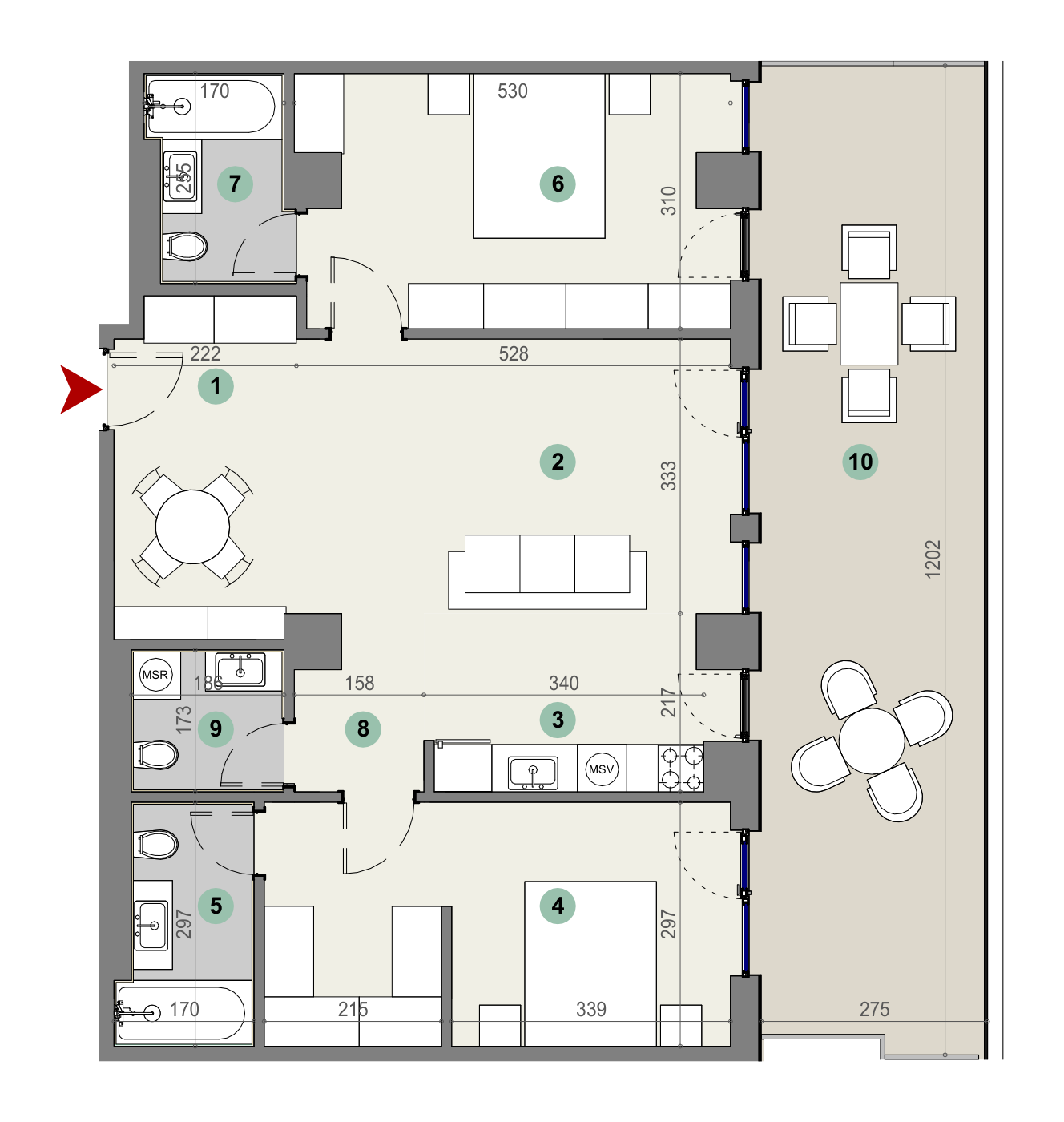Plan apartament