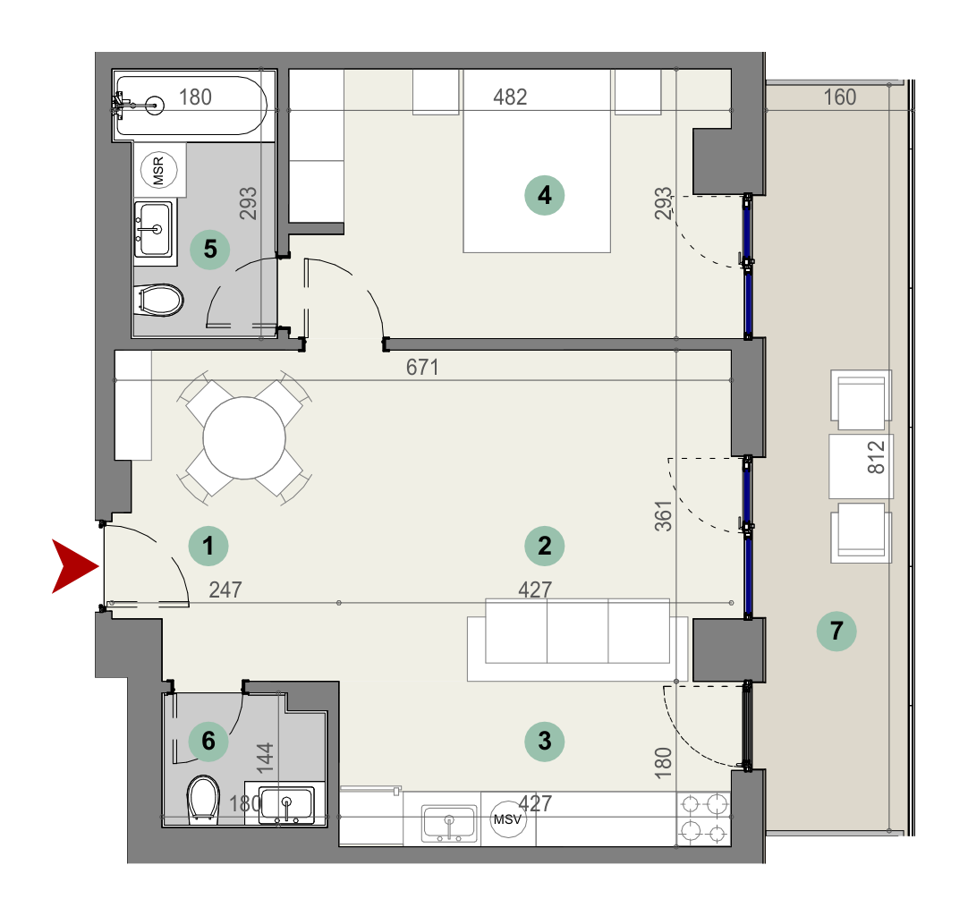 Plan apartament