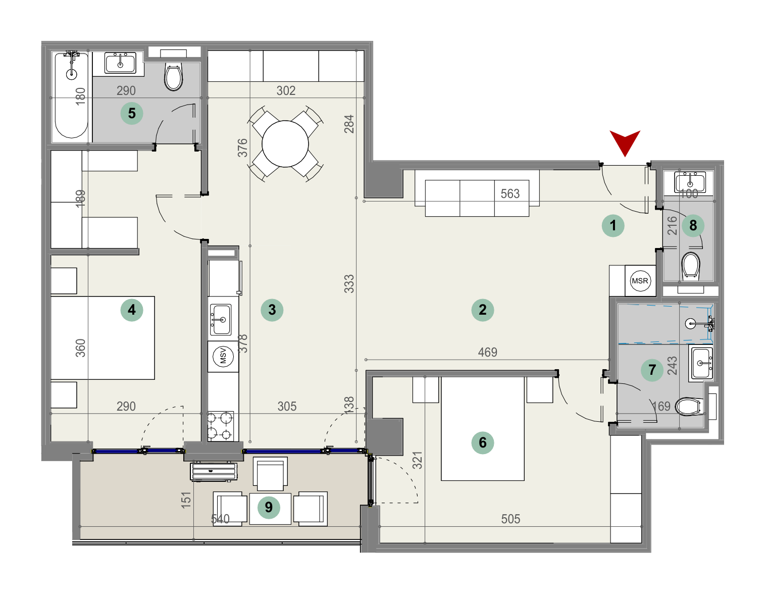 Plan apartament