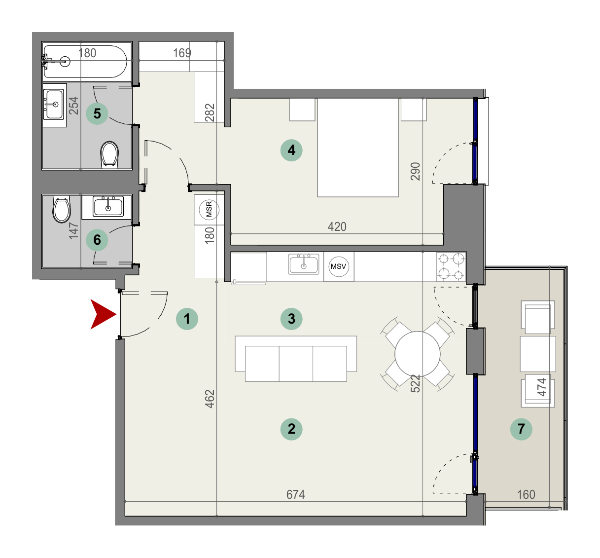 Plan apartament