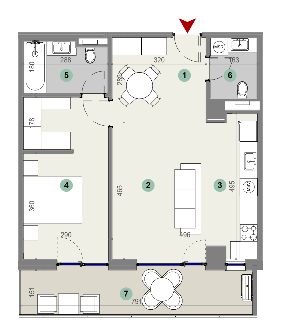 Plan apartament
