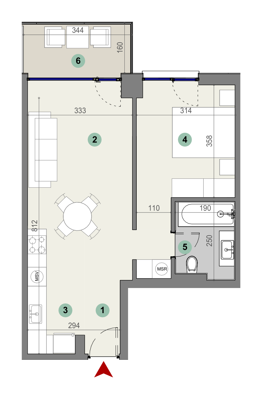 Plan apartament