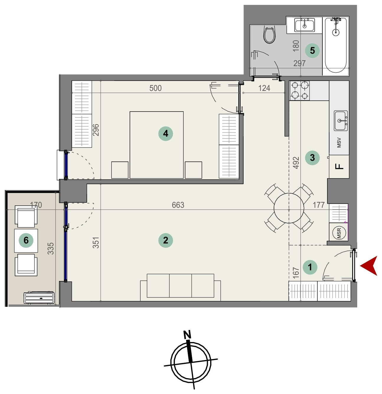 Plan apartament