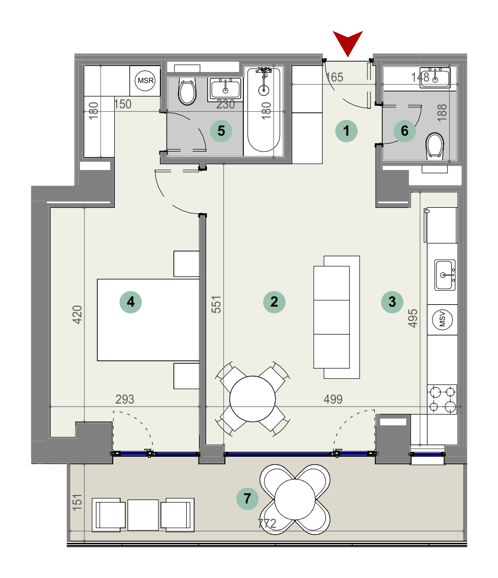 Plan apartament