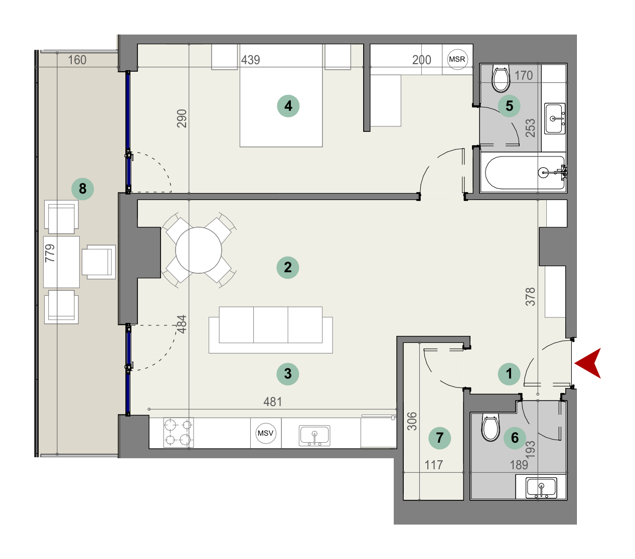 Plan apartament