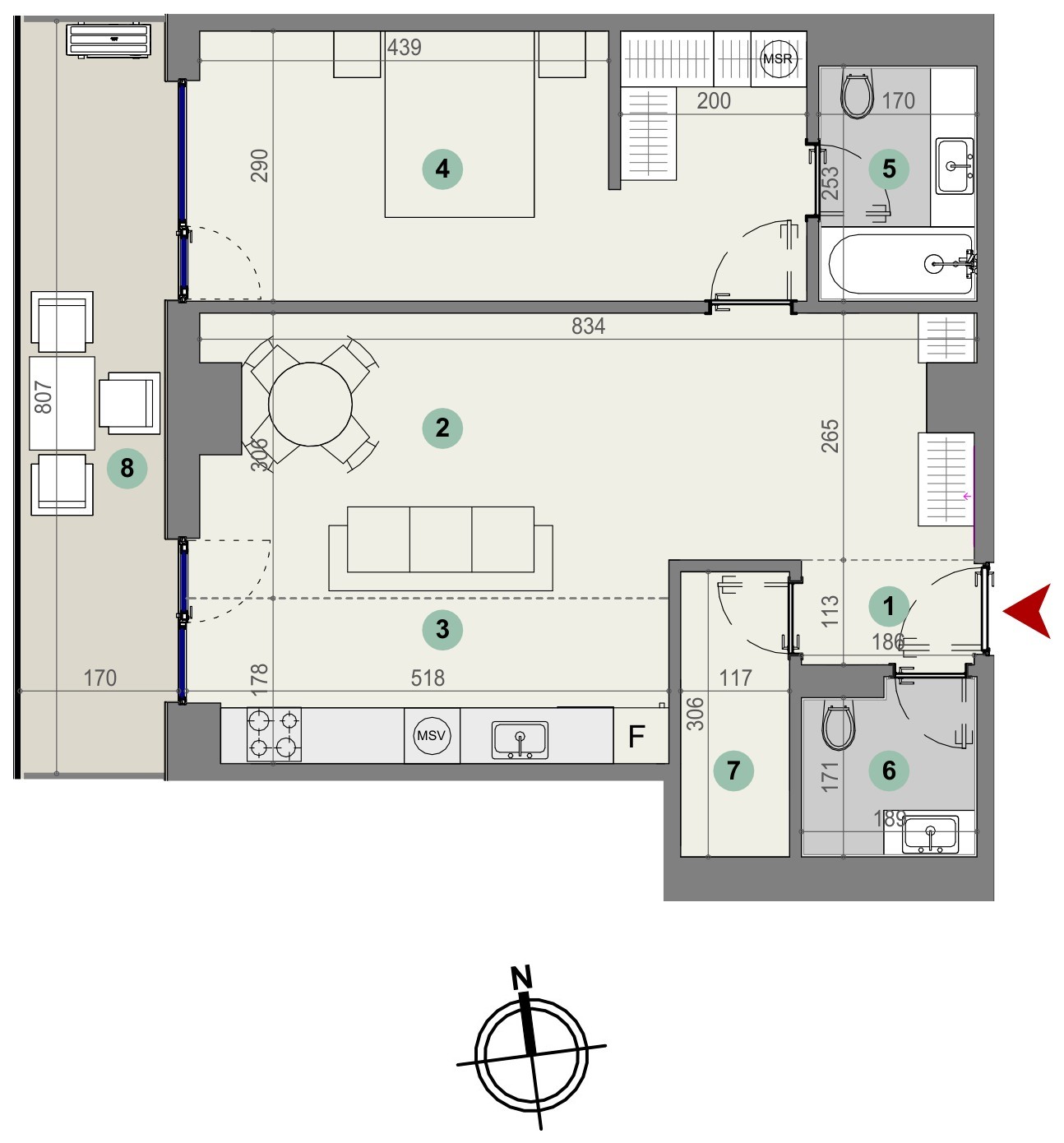 Plan apartament