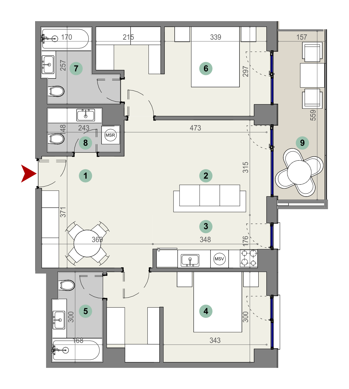 Plan apartament