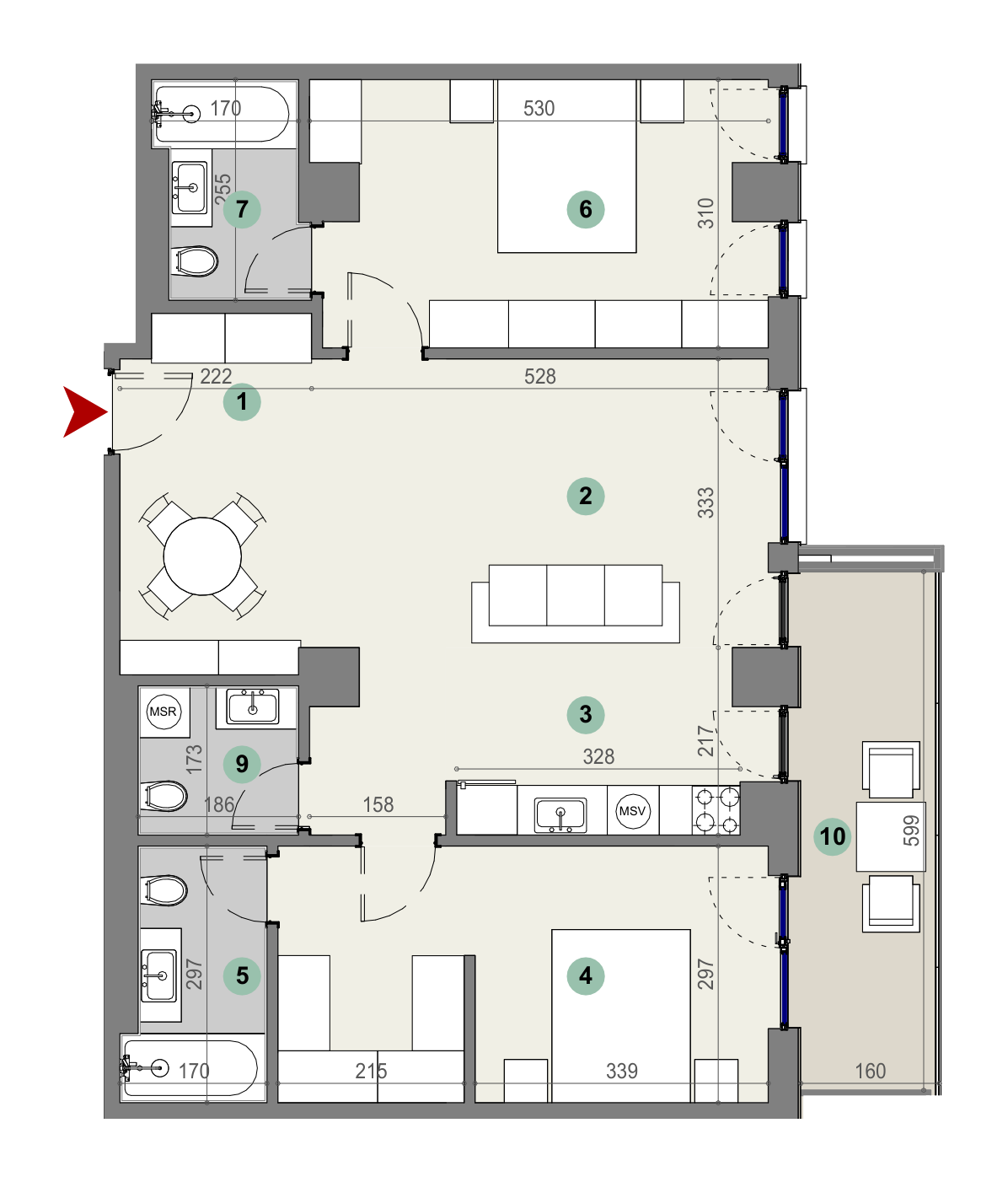 Plan apartament