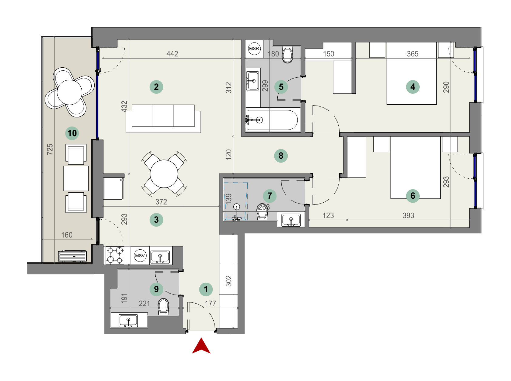 Plan apartament