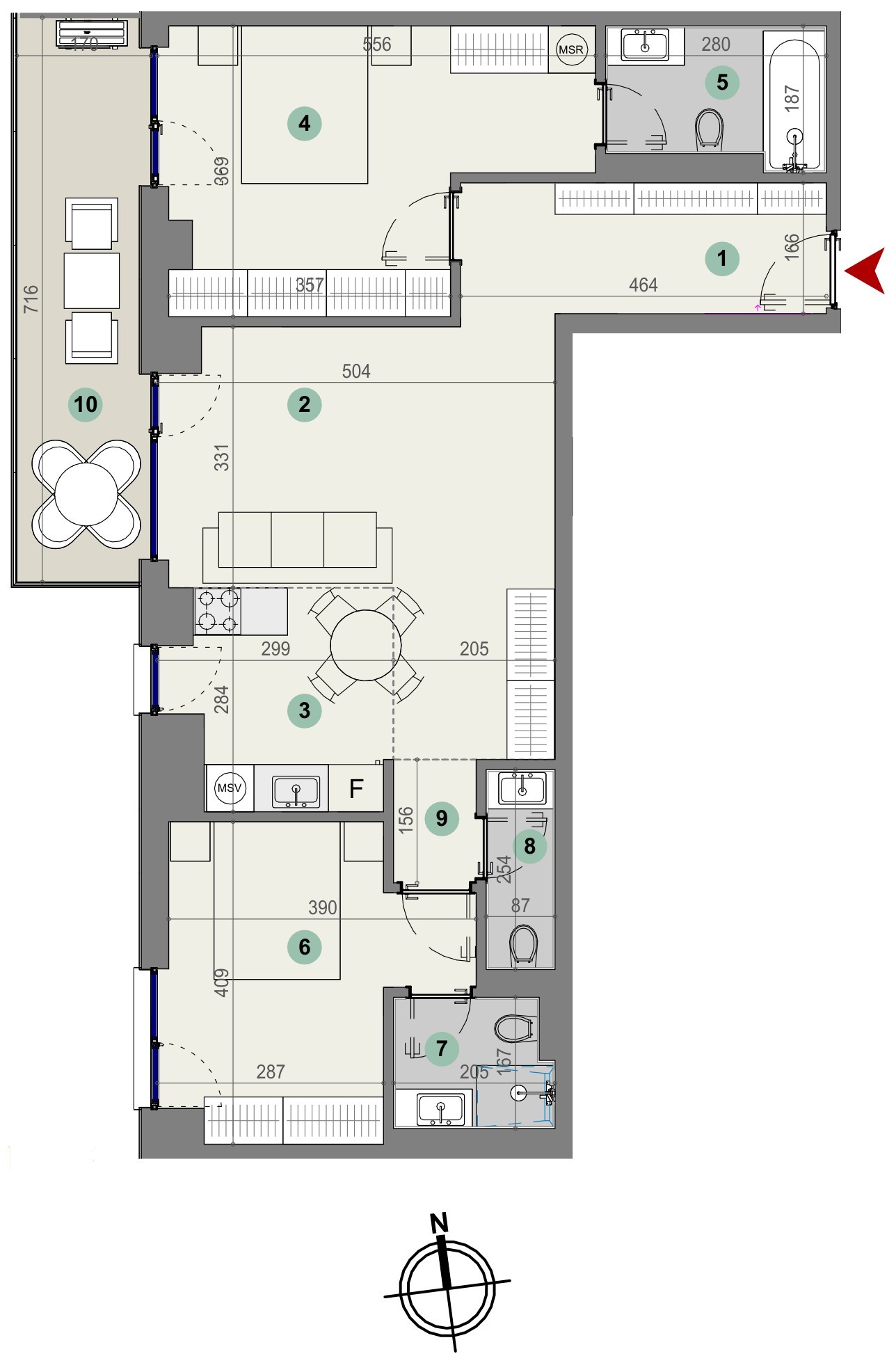 Plan apartament
